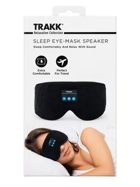 Black Sleep Eye-Mask Speaker - Wireless Relaxation Mask OPEN BOX